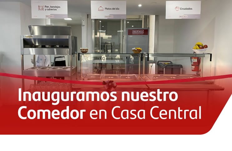 Nuevo Comedor para Colaboradores en nuestra Casa Central